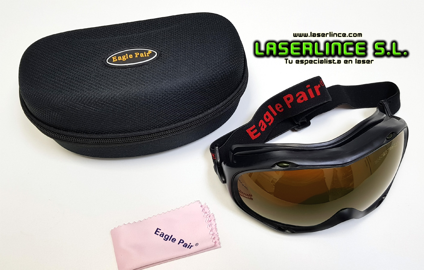 Gafas integrales de protección láser 190-540 & 800-1700nm OD5+